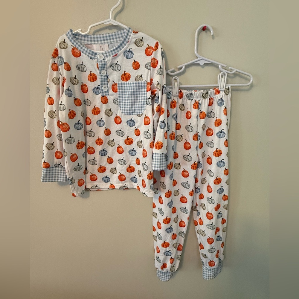 Itty Bitty Fall Pumpkin Pajamas